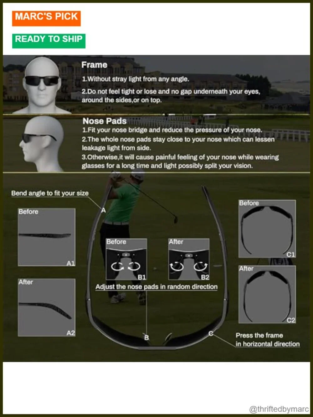 2 Pack Polarized UV400 Sunglasses Acetate +Al-Mg Frame Outdoor